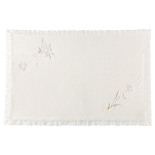 RoseTree毯子盖腿办公室午睡双层加厚沙发盖毯法兰绒披肩小毛毯