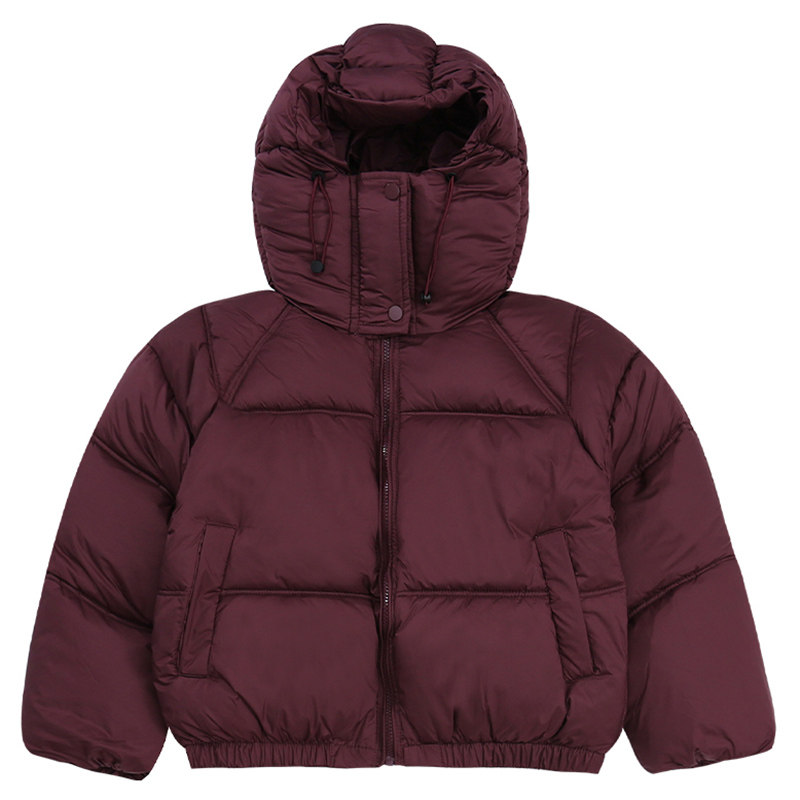 女童棉衣短款连帽加厚保暖冬棉服