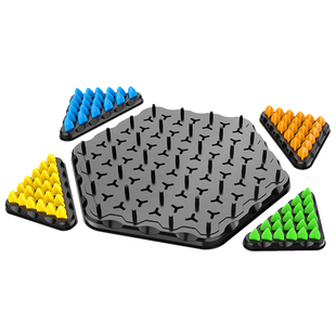 连锁棋三角棋对战旗儿童益智逻辑思维训练专注力几何玩具桌面游戏