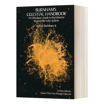 英文原版 Burnham's Celestial Handbook Volume Three 伯纳姆天体手册 卷三 英文版 进口英语原版书籍
