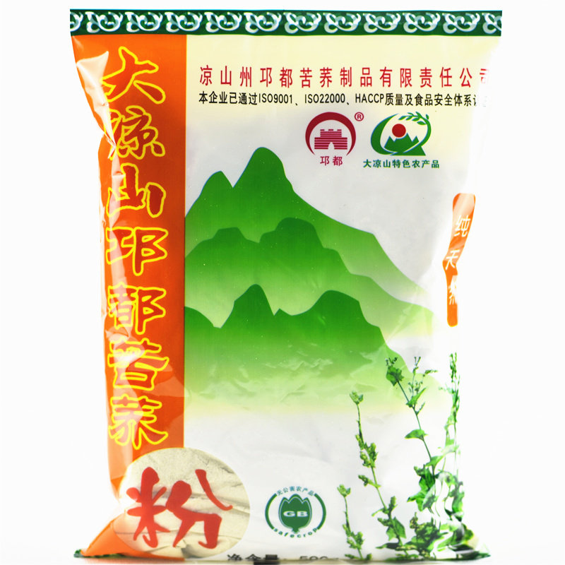 买5送1包邮大凉山苦荞粉荞麦面粉五谷杂粮粉苦荞皮层粉1斤