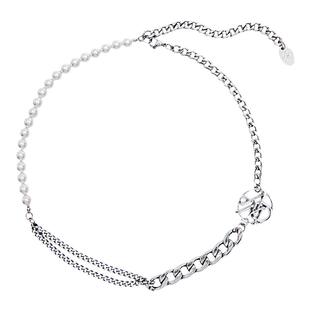 theMADHATcher「SNAKE KNOT 蛇结」小众设计感贝珠拼接锁骨链