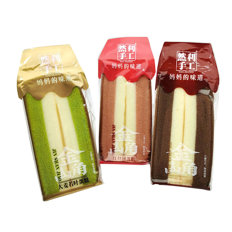 然利手工金山角大麦若叶小吃蛋糕