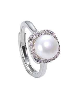LADYB“方境”天然淡水珍珠戒指