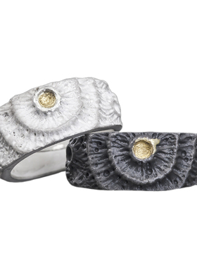 星空的礼物纯银陨石纹情侣对戒