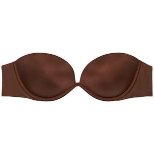 2件448|维密性感薄杯光滑无痕美背无肩带抹胸文胸内衣女薄款