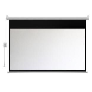 高清电动幕布投影家用投影仪幕布电动升降幕布电动遥控幕布抗光投影幕布电动投影布幕布抗光投影仪屏幕布定制