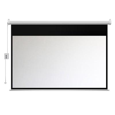 高清电动幕布遥控升降抗光静音