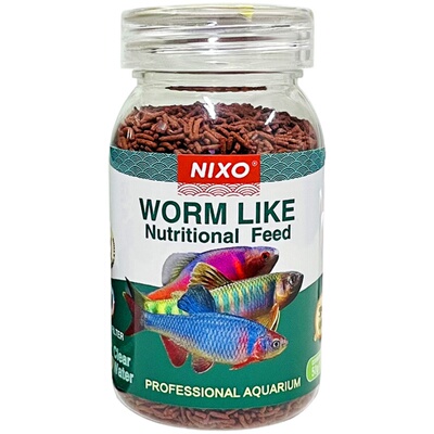 日索小颗粒小型鱼仿红虫饲料