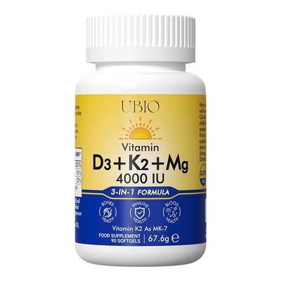 UBIO维生素d3k2镁三合一