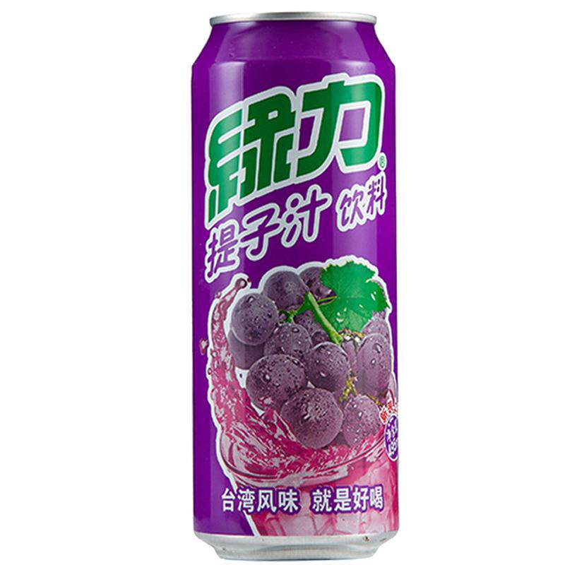 绿力提子汁饮料果味12国产罐装
