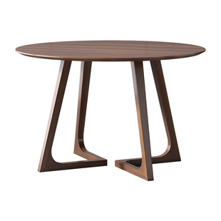 实木圆餐桌商用会客接待桌北欧家用饭桌子咖啡桌休闲洽淡桌椅组合