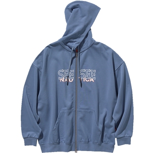 【联名系列】nautica × SEESEE联名日系中性拉链卫衣潮SSKW4111