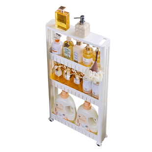 10cm12公分卫生间夹缝收纳柜窄缝柜缝隙冰箱边侧收纳厨房置物架储