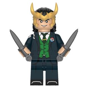 复仇者联盟系列雷神中国积木永恒之枪冰霜洛基人仔积木玩具小男孩