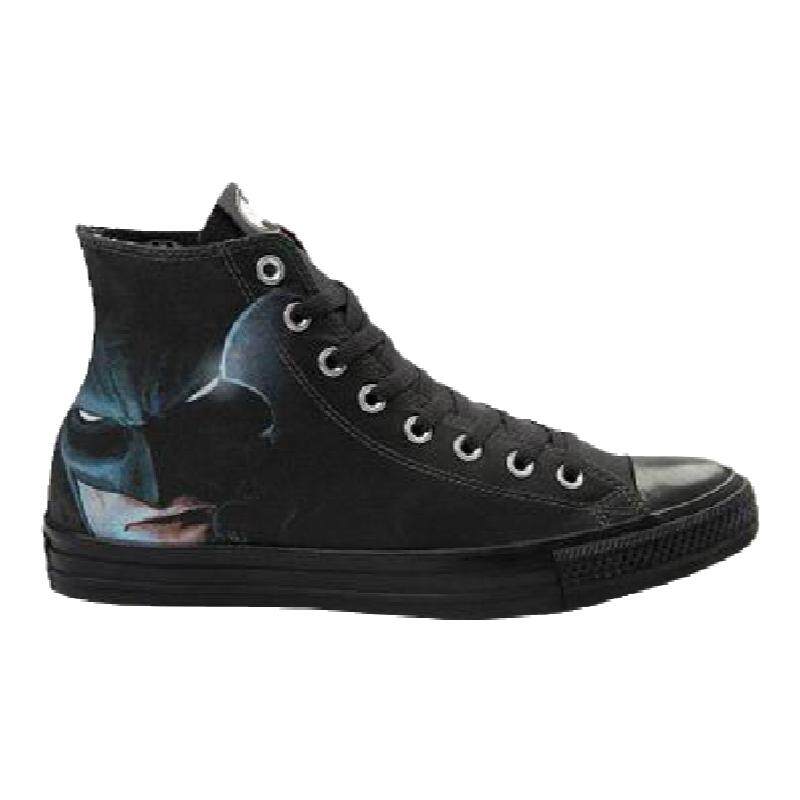 Converse/匡威男款帆布鞋系带印花涂鸦高帮潮拼色个性美国直邮