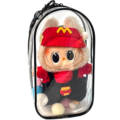 labubu保护套搪胶拉布布遛娃包