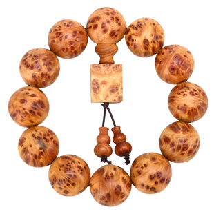 四川凉山崖柏陈化老料手串2.0高油密媲美太行崖柏满瘤疤佛珠手链