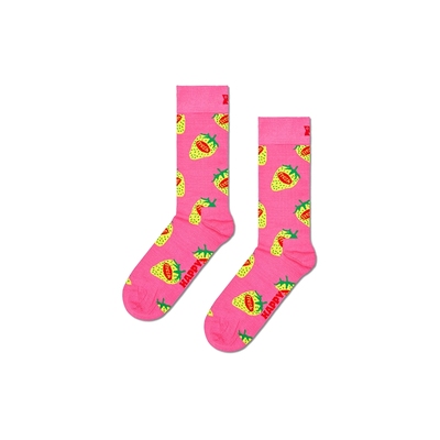 【春夏新品】Happy Socks 甜心水果中筒堆堆袜秋季款袜子女ins潮