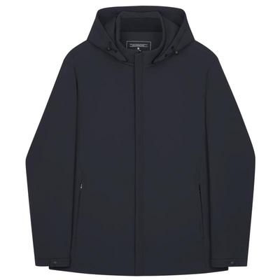 劲霸男装男士外套秋冬新款爸爸装保暖中长款夹克轻薄羽绒服