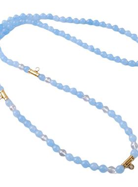 泰伽圆珠链女新款不掉色扣子