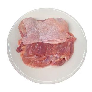 去骨鸡腿肉生鲜商用批发用无骨带皮鸡腿鸡排鸡肉冷冻汉堡鸡腿排