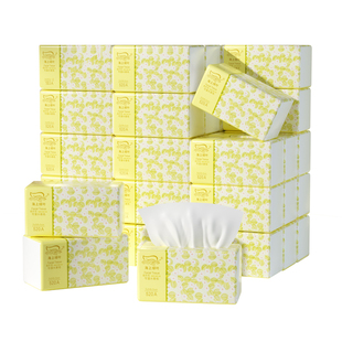 海上绿叶抽纸大包纸巾520张加厚L码家用特惠装整箱批卫生纸餐巾纸