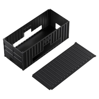 奥睿科桌面排插座折叠收纳盒