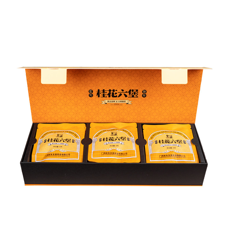 桂花六堡45g特级茶梧州六堡特产