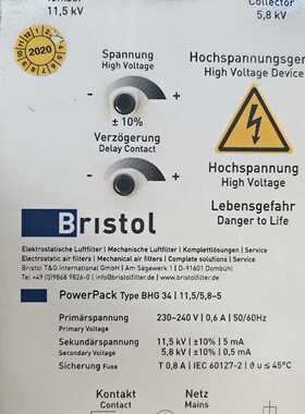 Bristol高压电源模块，型号PowerPack Type