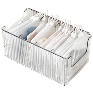 娃衣收纳盒拉布布自嘲熊娃衣大容量可伸缩桌面分隔透明收纳神器