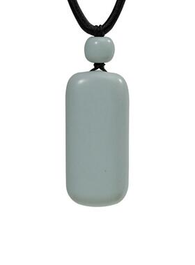 仁慈佑物汝窑平安无事牌吊坠挂件景德镇汝瓷饰品男士女士生日礼物