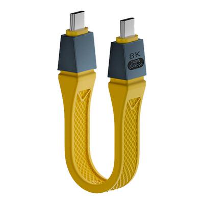 佳穹全功能USB4数据线兼容雷电5双头typec超短充电pd240w快充120Gbps笔记本接显示器一线通80视频投屏扩展坞