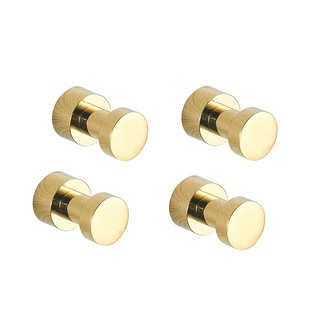 全铜挂衣钩浴室卫生间墙上打孔挂钩衣柜玄关粘钩不锈钢轻奢挂衣架