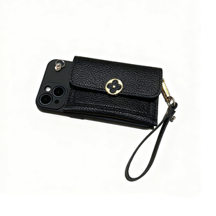 适用iPhone17手机壳16 15苹果14 Plus零钱包13 ProMax斜挎背带挂绳air黑色12横跨11 Promax防摔Xs套XR女款8