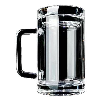 水晶杯大容量盖杯室高端水杯