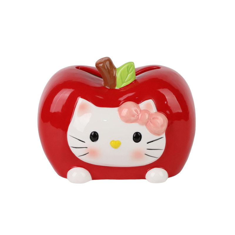 可爱Kitty猫陶瓷纸巾盒卫生间