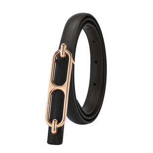 奥康2026新款真皮高级感女士细腰带时尚装饰西装外套配裙子皮带