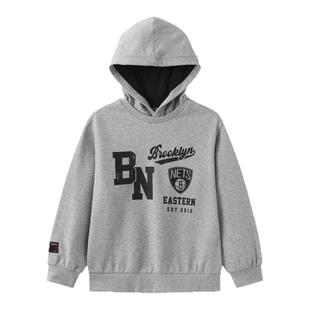 nbakids童装冬季新款男女童基础版加绒卫衣儿童卫裤K244TH004P