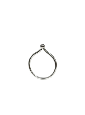 环形火柴素圈中性风男女开口戒指