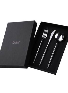 cutipol旗舰店moon镜面手工刀叉