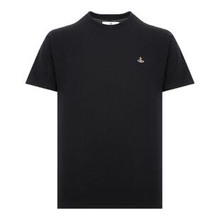 Vivienne Westwood/西太后 男女同款棉质刺绣徽标短袖T恤300217