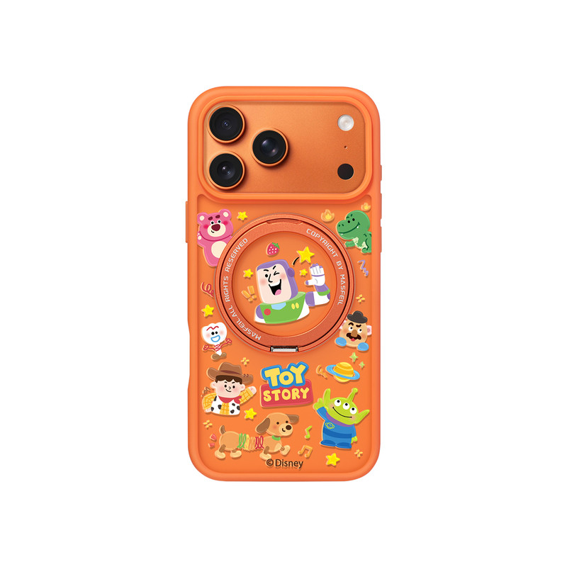 SHEHENG ×玩具大派对适用iphone17手机壳新款磁吸iPhone17Promax防摔高级感17Pro潮牌旋转支点ip17保护套Fo5