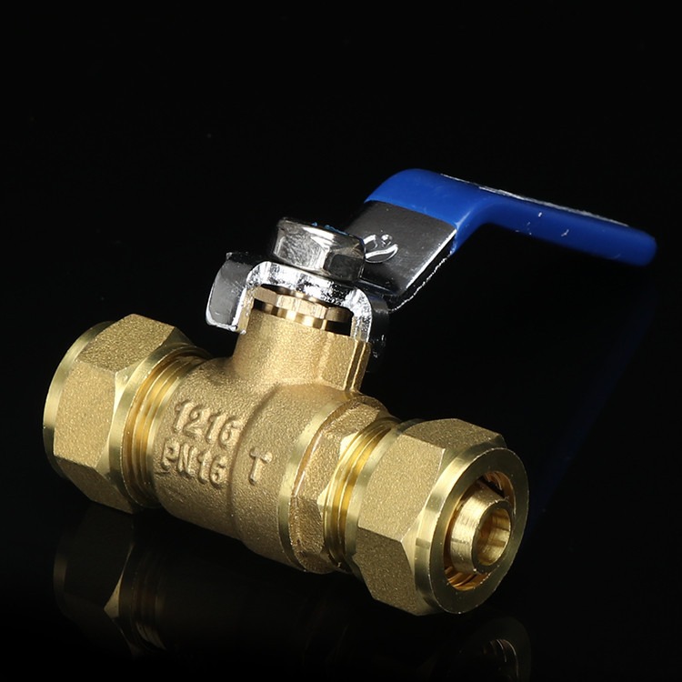 铝塑阀门4分1216铝塑管球阀6分1620太阳能阀门 卡套式球阀DN15 20