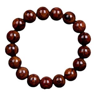 木景记满鬼脸海黄手串男士12mm老油梨海南黄花梨木女款手链 孤品