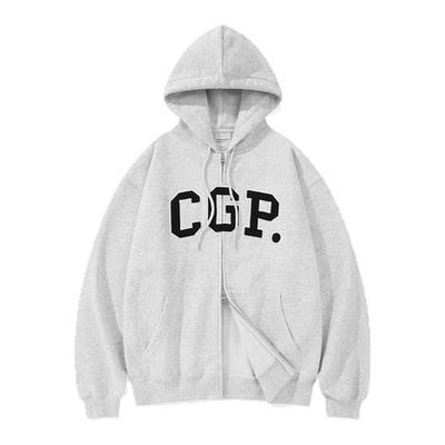 男女同款秋季双头拉链连帽衫卫衣