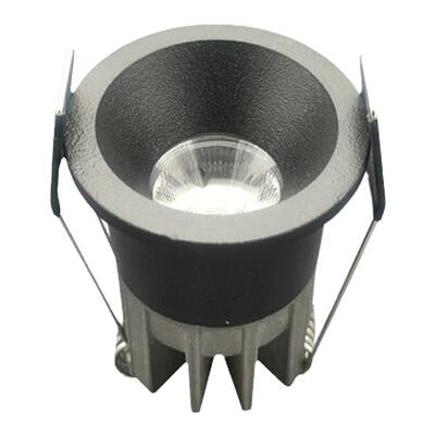 220V12V24V窄边防眩led小射灯3W开孔3.5cm嵌入式天花灯展柜牛眼灯