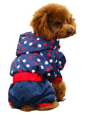 小型犬防水狗狗雨衣宠生活