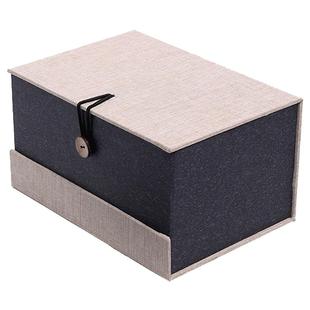 一壶两杯包装盒功夫茶具双杯包装盒保温杯礼品盒长方形棉麻布锦盒