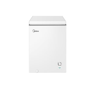 美的100L小冰柜家用小型冷柜大容量全冷冻冷藏保鲜两用迷你小冰箱